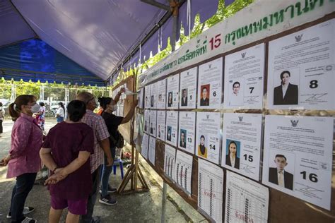 Thailand counts votes in key election with opposition favored to win